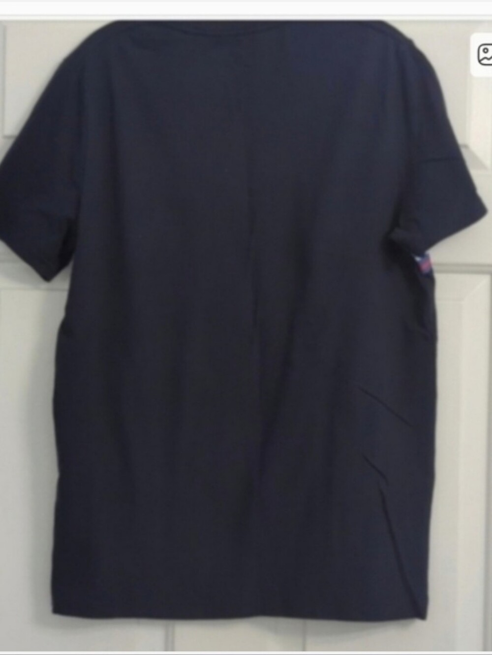 Nautica Navy Blue Crewneck Tee with Sailboat Graphic Logo, Mens Medium - Picture 6 of 7